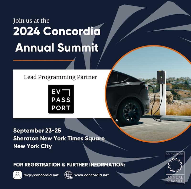 Poster advertising the 2024 Concordia Annual Summit